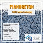 WYLEWKI, anhydrytowe, cementowe, szlichty PIANOBETON, na ogrzewanie