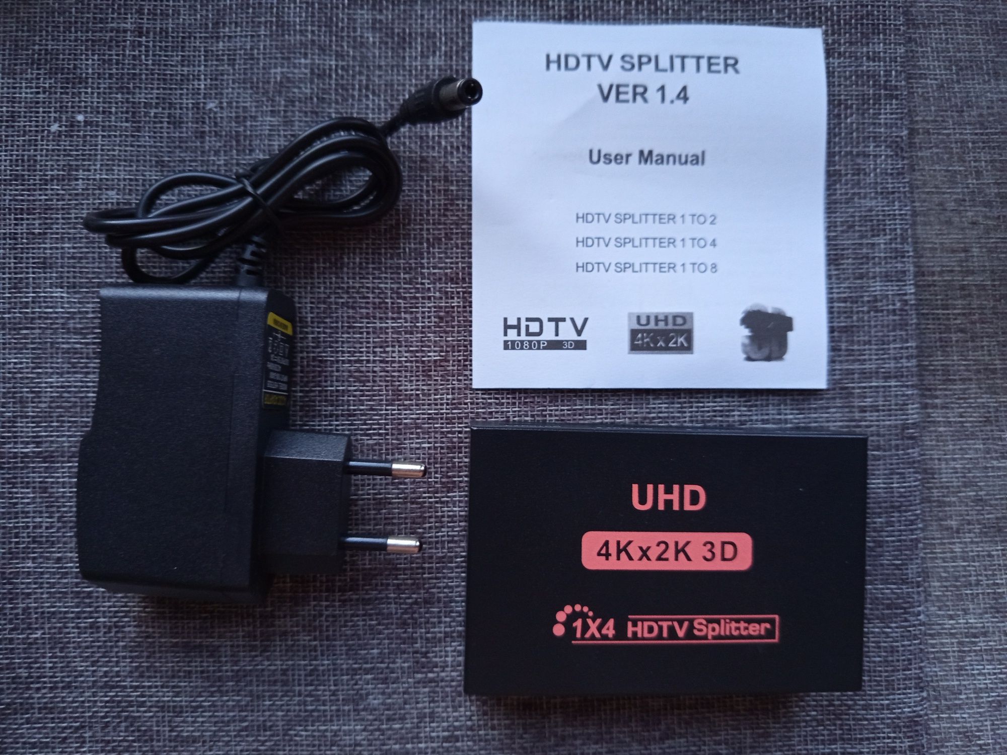 SPLITTER Rozdzielacz HDMI 1x4 4K 2K ULTRA HD 4K