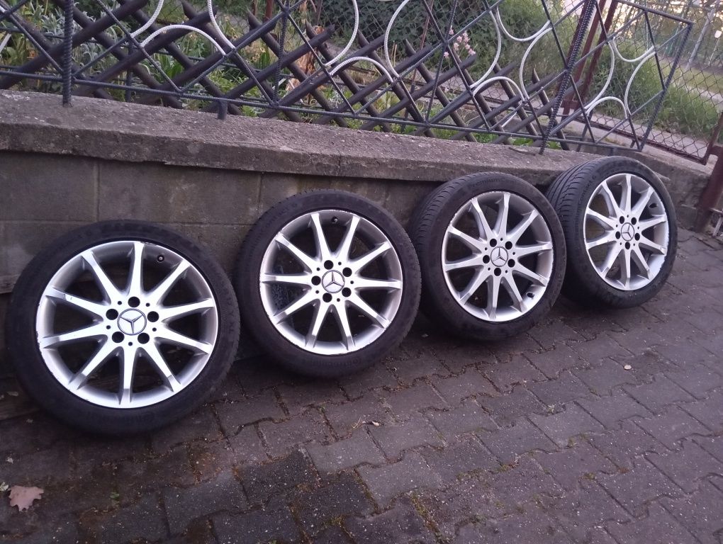 Felgi aluminiowe z oponami 17 cali 5x112 Mercedes Benz