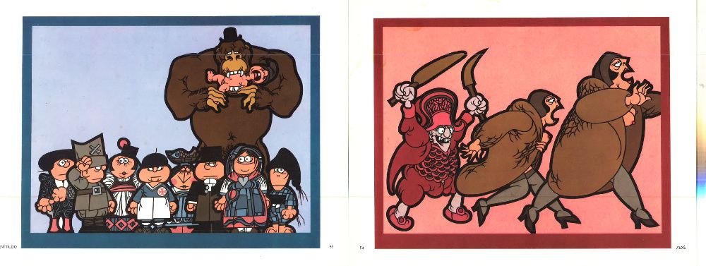 Abel Manta - gravuras Caricaturas Portuguesas dos Anos de Salazar 2