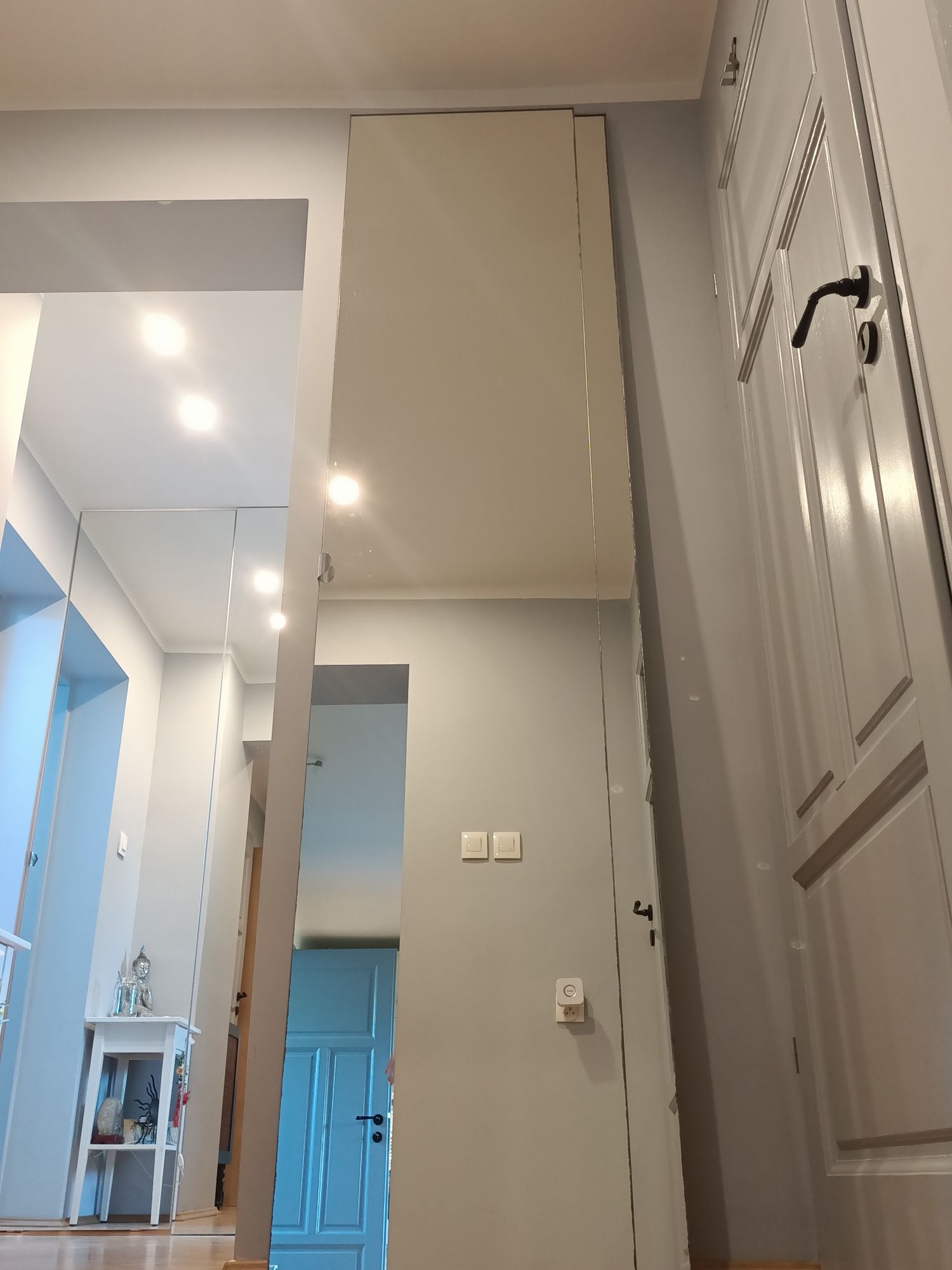 Drzwi do szafy PAX z lustrem IKEA VIKEDAL 50×229 cm 2 sztuki