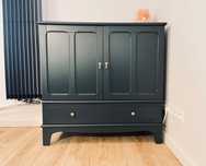 IKEA LOMMARP Szafka Komoda, ciemnoniebieski-zielony, 50x102x101 cm