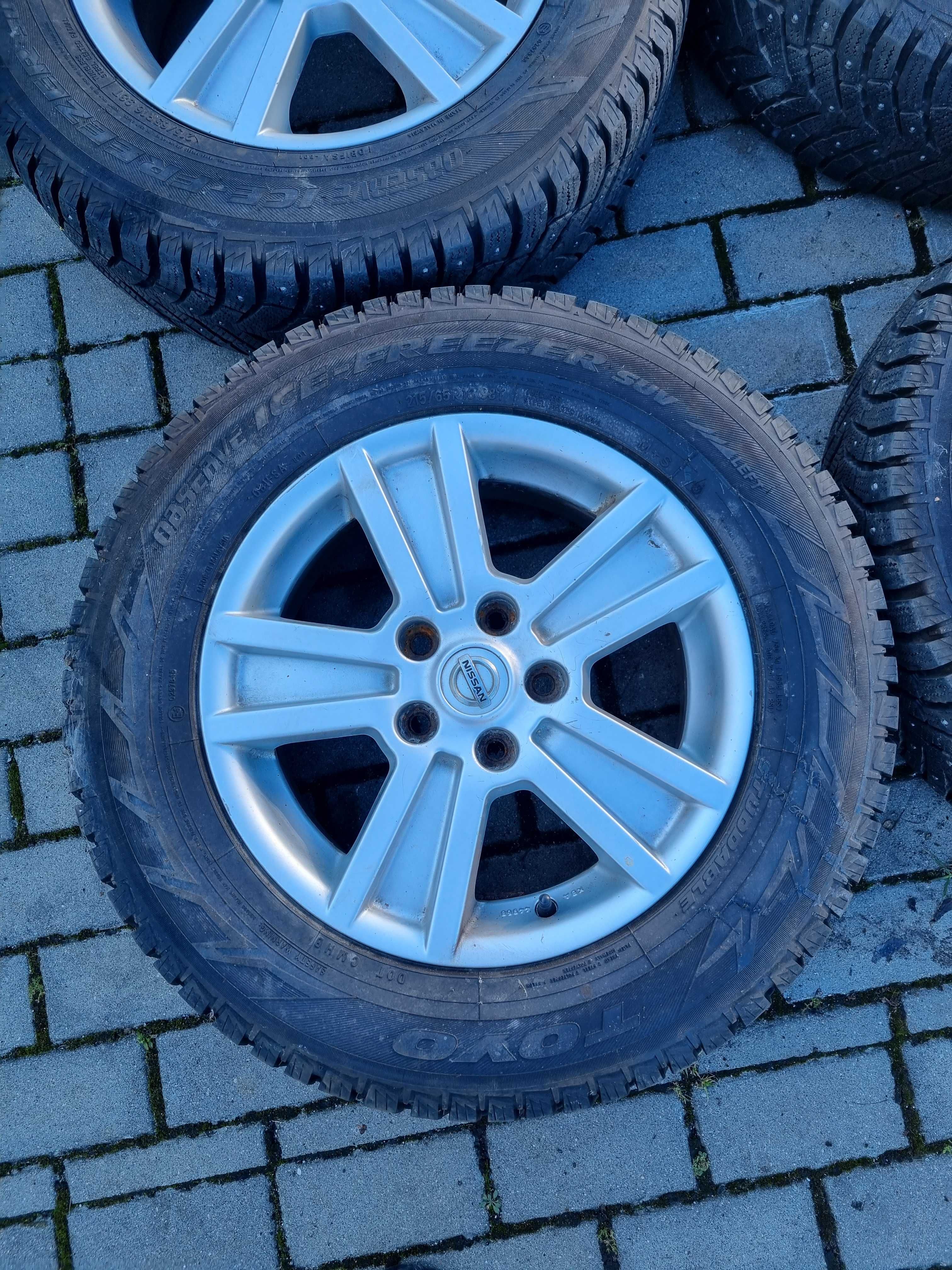 Koła opony zimowe 215/65 R16 5x115 Nissan X-trail K27