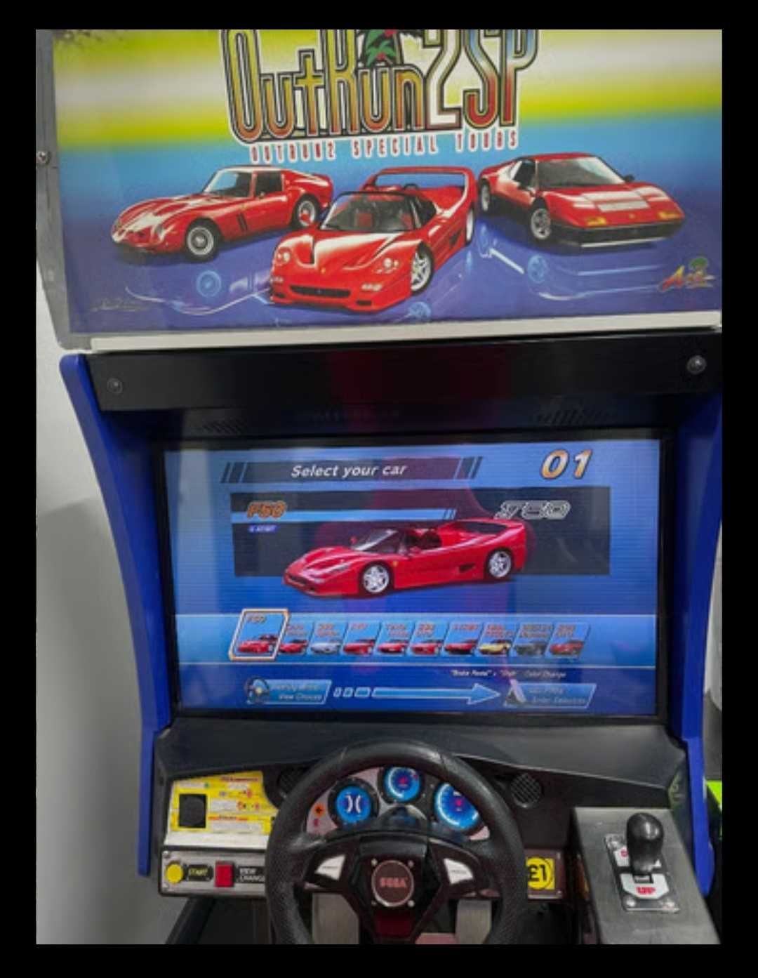 SEGA OUTRUN 2 SPECIAL TOURS MÁQUINA de arcade dupla unitades