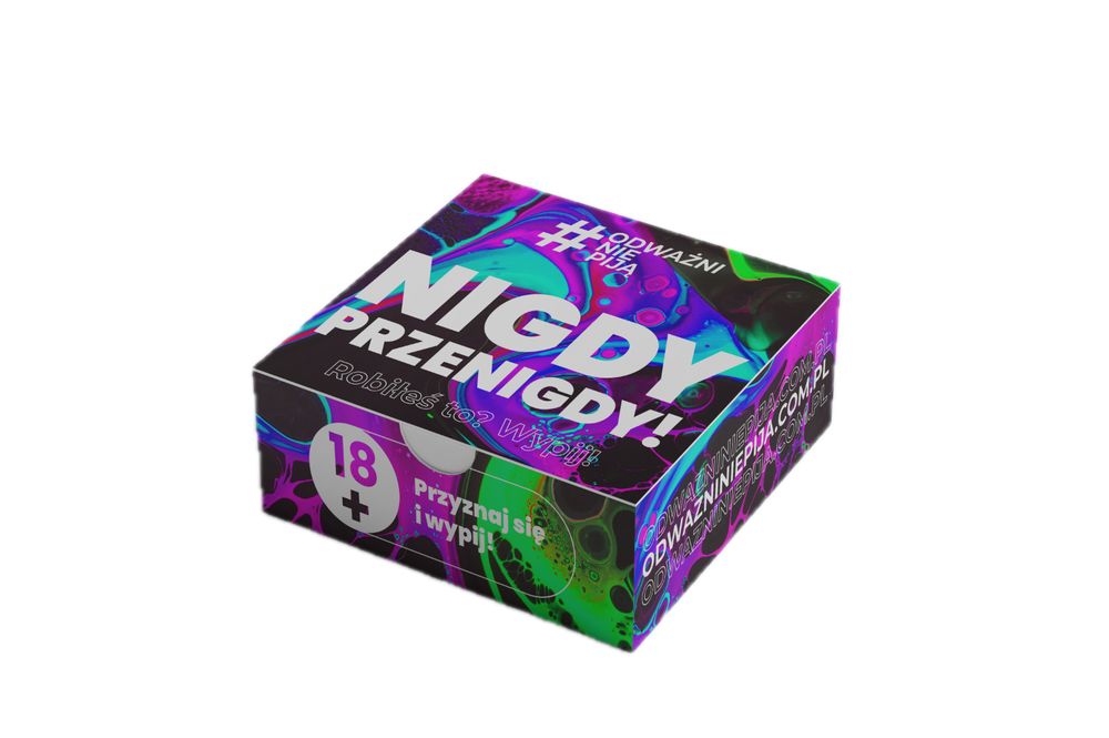 Karty do gry Odważni Nie Piją Nigdy Przenigdy