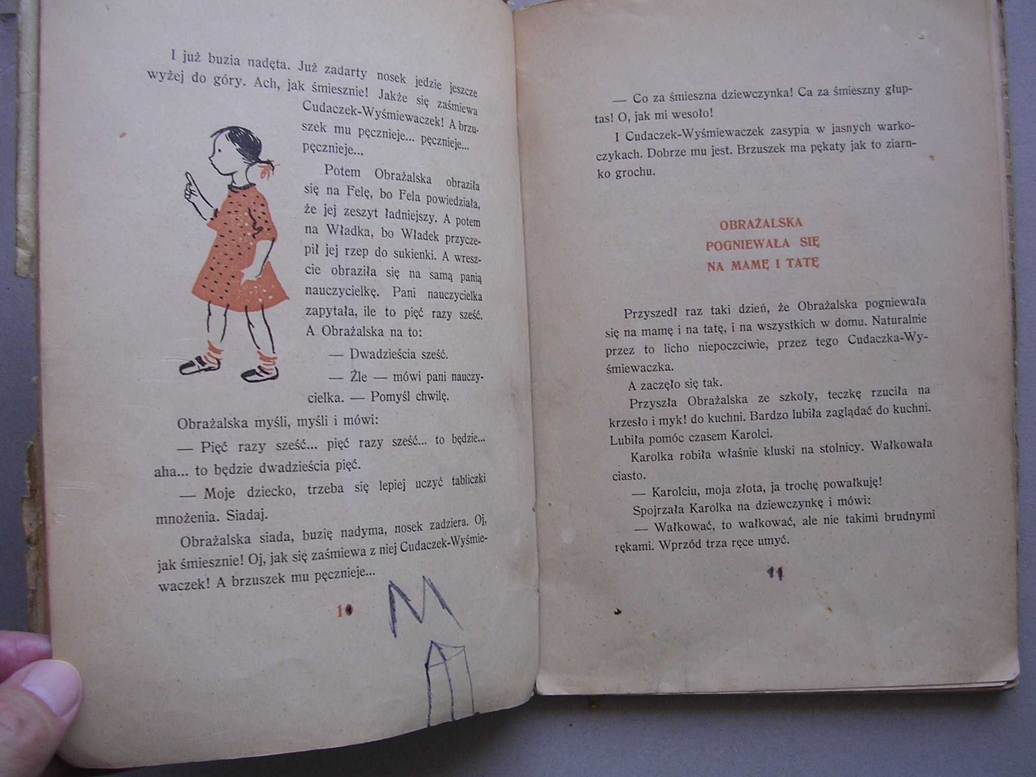 Stara bajka z prl - u Cudaczek wyśmiewaczek z 1947 rok stara zabawka