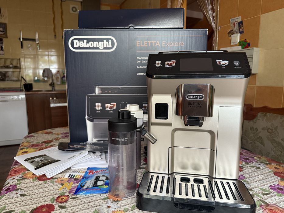Ekspres DeLonghi Eletta Explore ECAM450.55S /bdb-stan/ + akcesoria