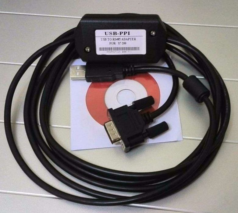 Cabo programação USB/PPI PARA autómatos Siemens S7-200.