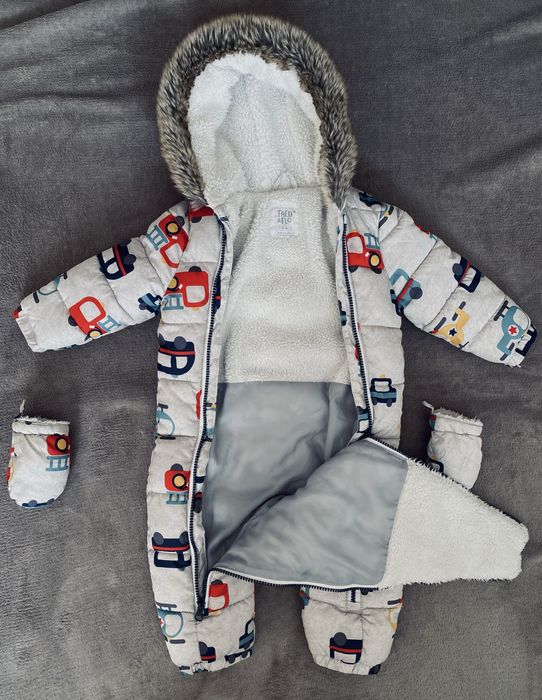 Зимовий - демосезонний комбінезон для хлопчика або дівчинки)