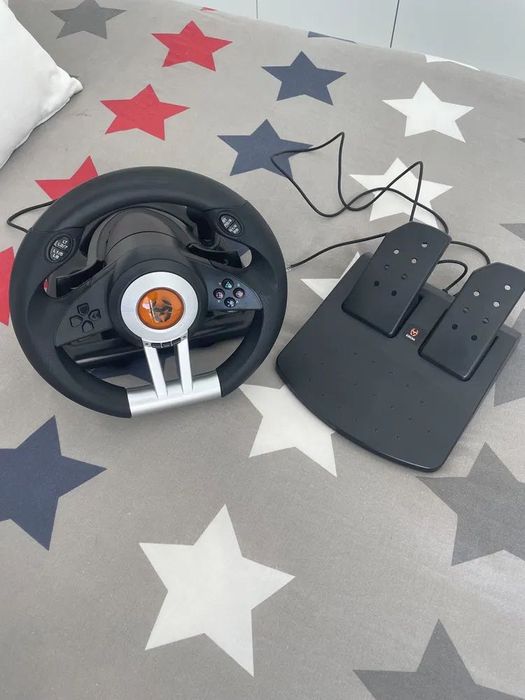 Volante + Pedais Nox Krom K-Wheel