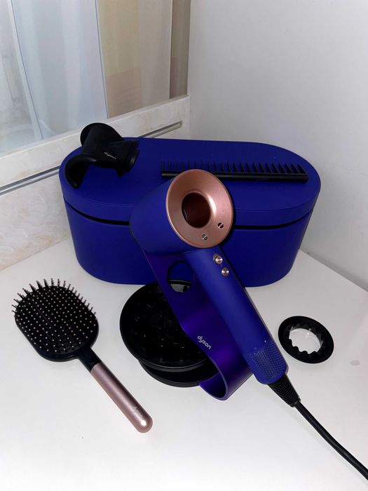 Фен для волосся Dyson Supersonic HD07 Limited Edition Vinca Blue/Rose