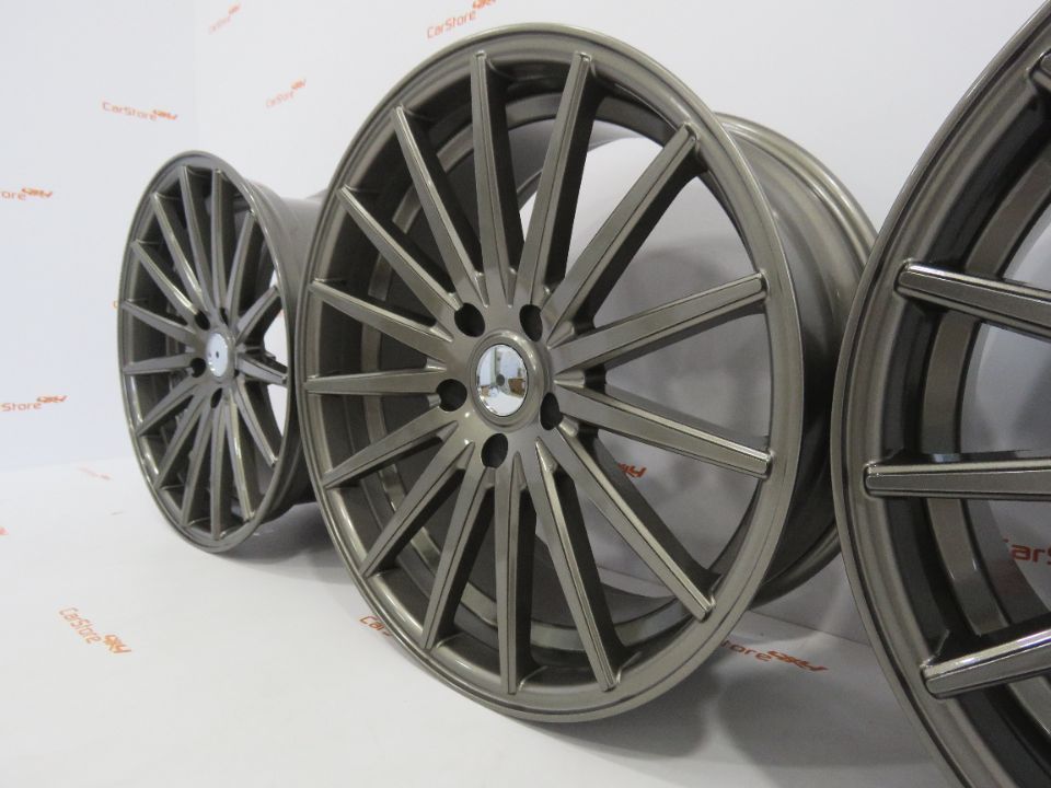 Jantes Look Vossen VFS-2 19''  8.5+9.5  5x120 Gloss Graphite