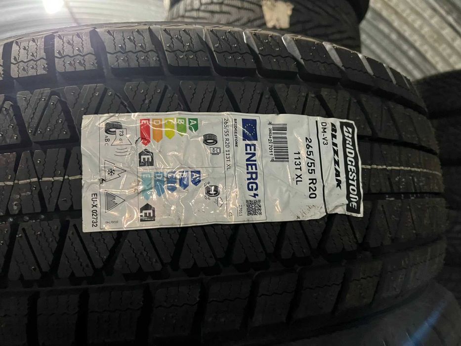 НОВІ ЗИМА ШИНИ 265/55R20 M+S 113T Blizzak DM-V3 XL Bridgestone  Японія