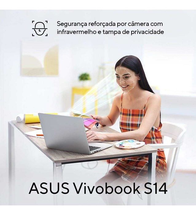 Vivobook i7 13620h 14' 8gb RAM NOVO
