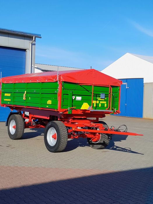 Przyczepa rolnicza IFA HW, HL 6011 3 strony 6-8 ton wywrotka - Idealna