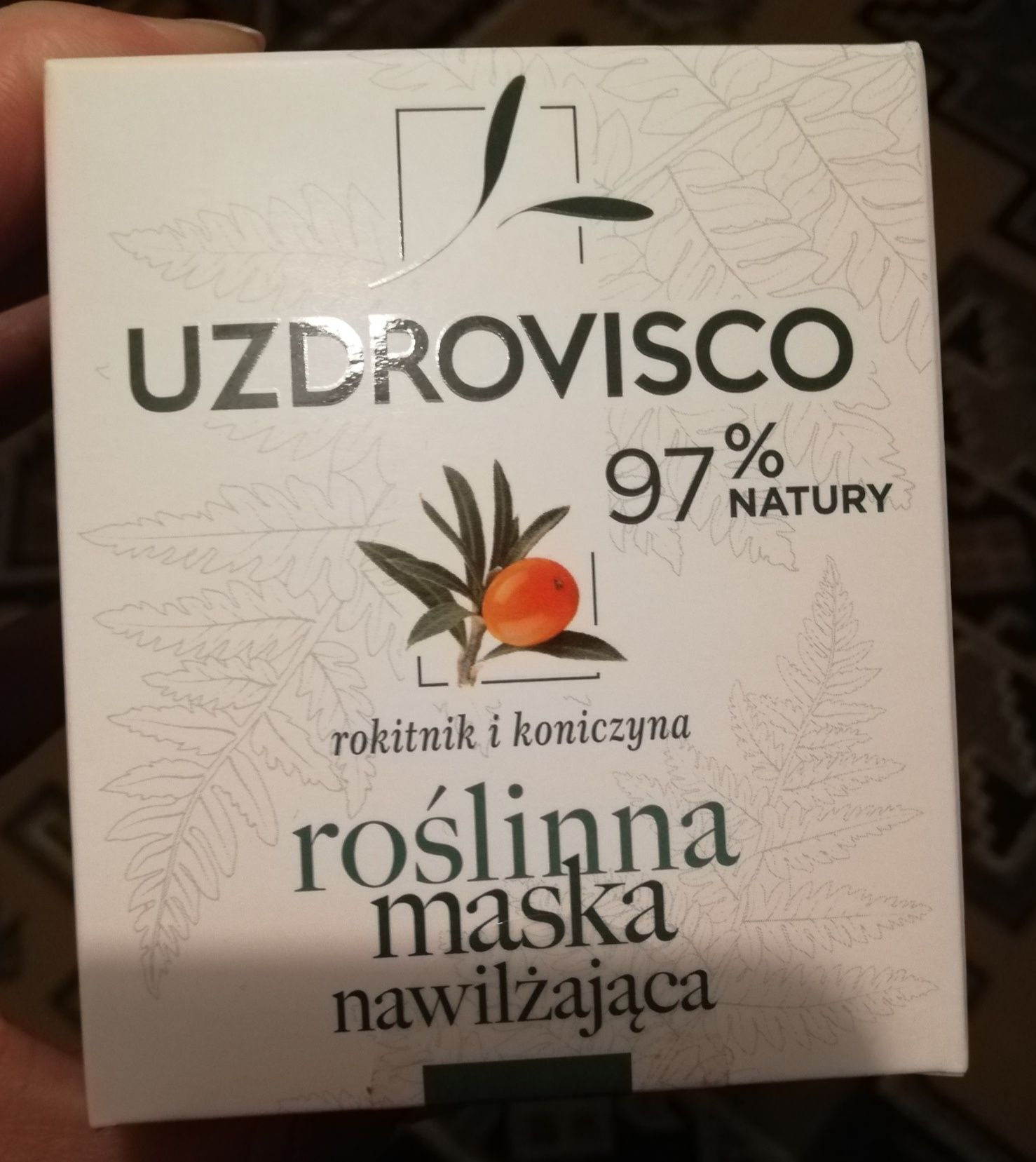 UZDROVISCO Rokitnik Roślinna maska nawilżająca