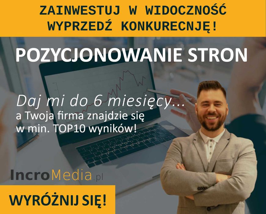 Pozycjonowanie stron + Tworzenie stron WWW + Reklamy Google Ads