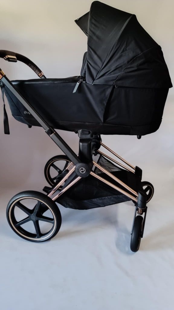 Cybex priam rose gold wózek z gondolą deep black