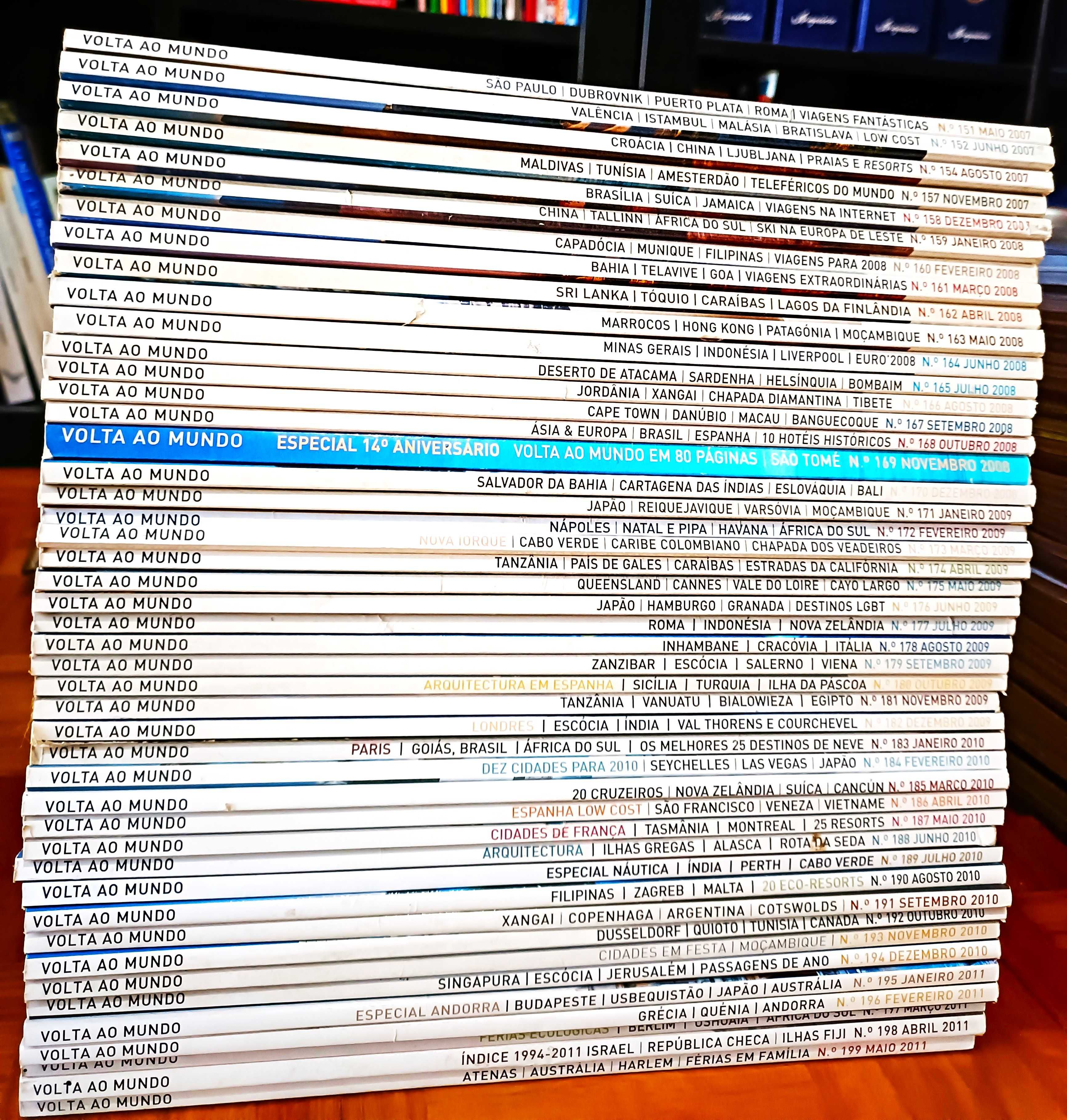 Colecção de 185 revistas "Volta Ao Mundo"
