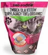 Żwirek dla kota organiczny tofu organic