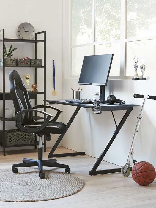 Стіл геймерський HALSTED 60х120см чорний