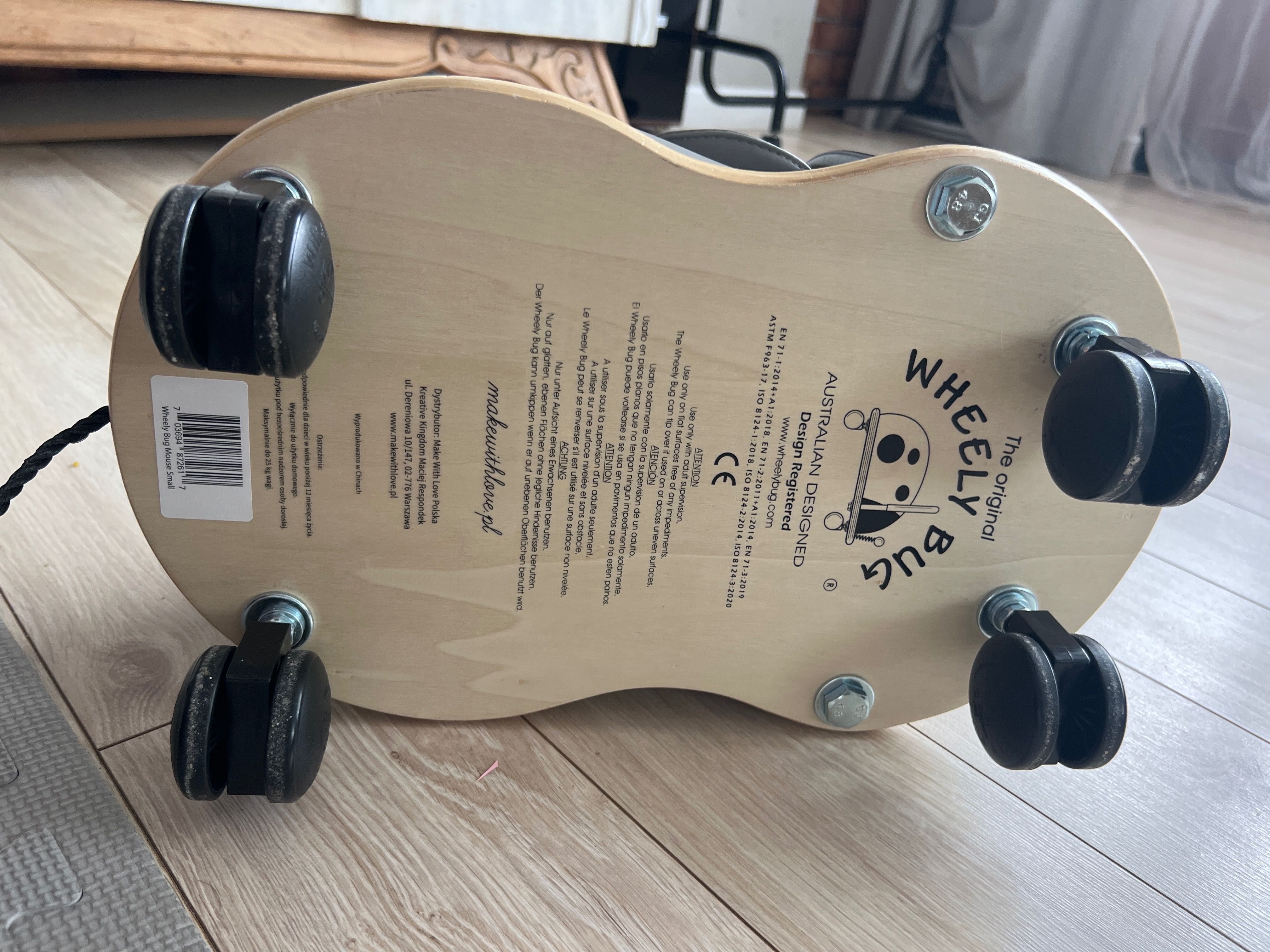 Jeździk Wheely Bug Myszka na kółkach