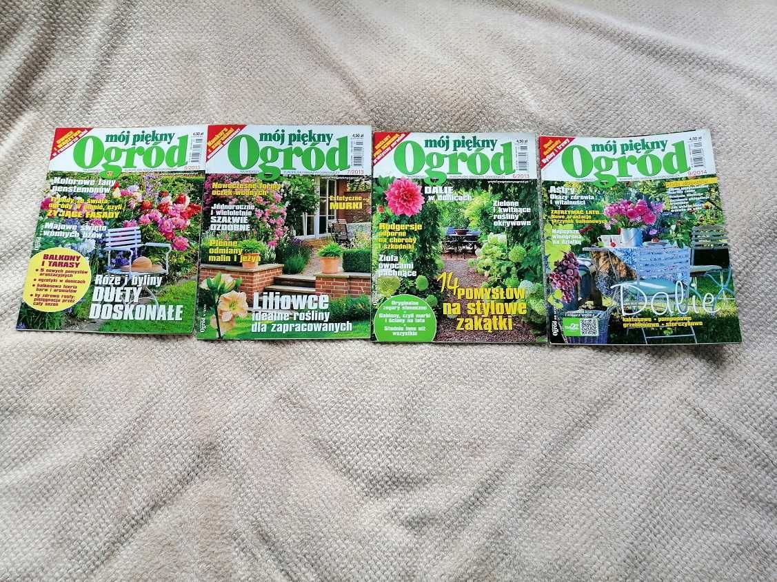 zestaw poradników ogrodniczych gazety ogrodnicze mój piękny ogród
