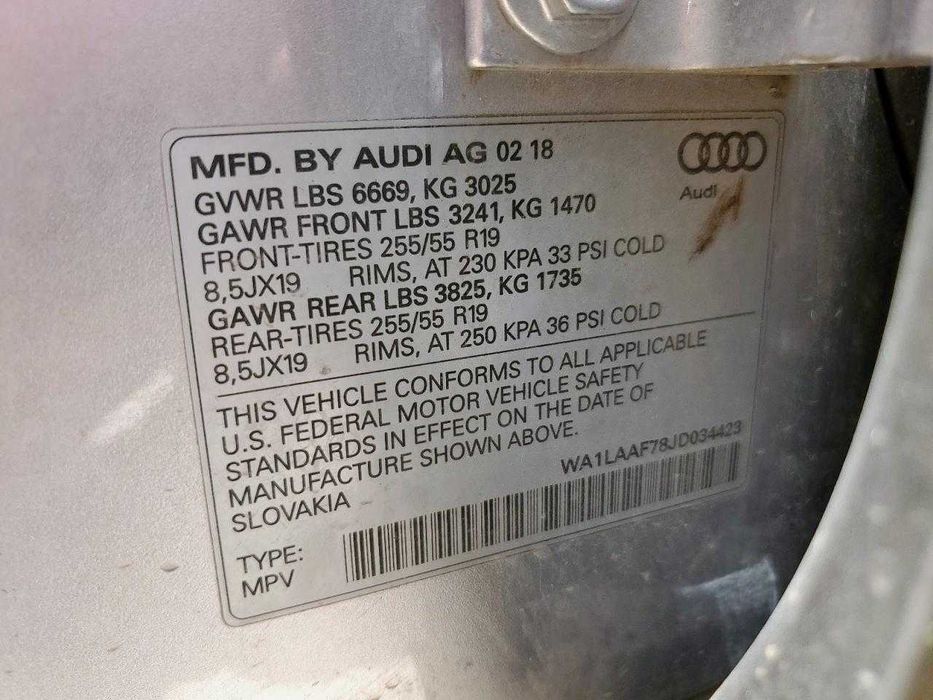 2018 AUDI Q7 Premium Plus