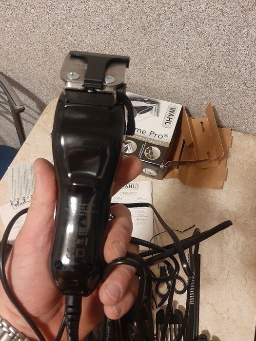 Машинка для стрижки Wahl chrome pro 201003.0460 чёрный хром.