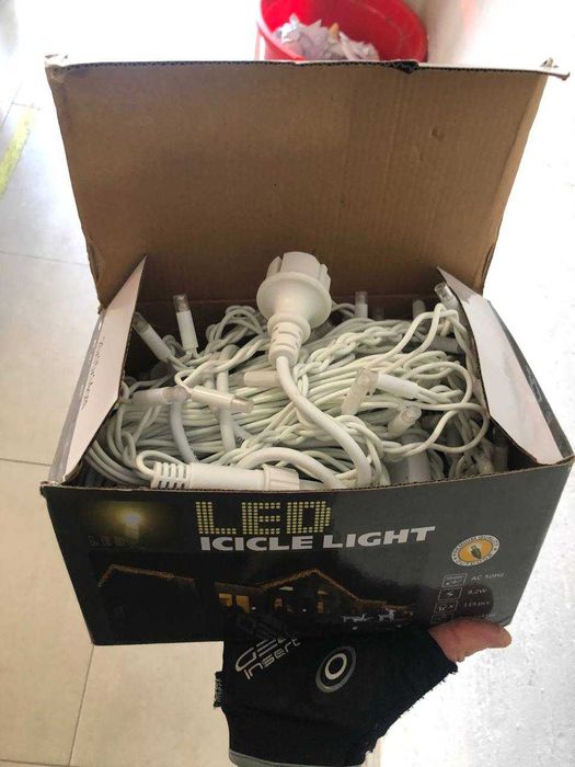 Вулична бахрома уличная IP 44 Гірлянда LED Каучук 2х MODEL_27P + Flash