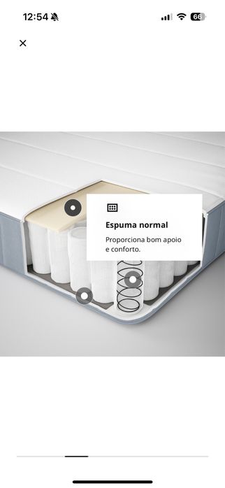 Colchão Ikea - Gama Vestroy