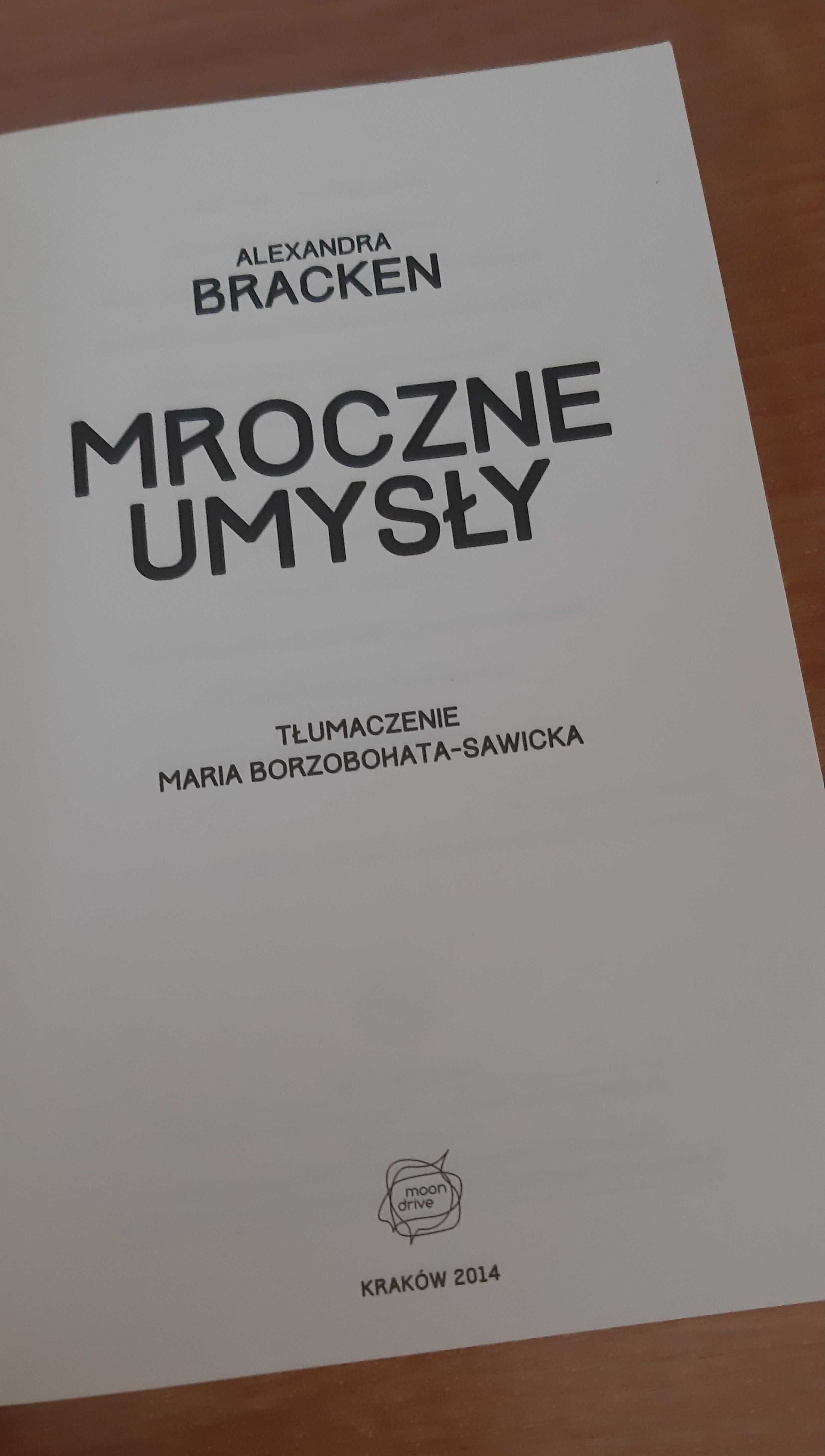 Mroczne umysły Alexandra Bracken - pierwsze wydanie
