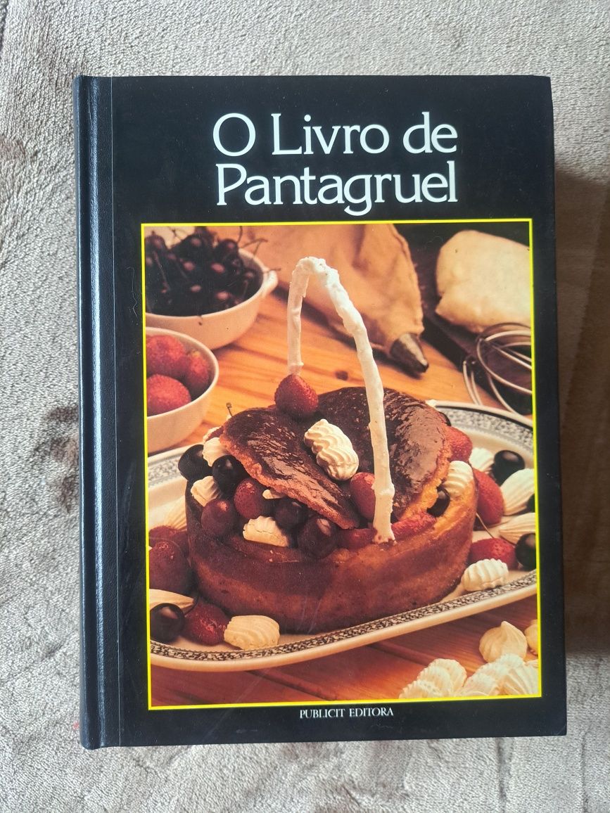 Conjunto de 3 volumes de O Livro de Pantagruel