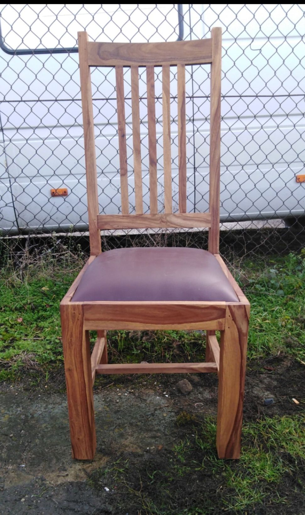 Krzesła lite drewno egzotyczne/ palisander