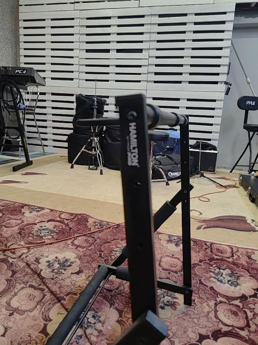 Stojak na trzy gitary hamilton