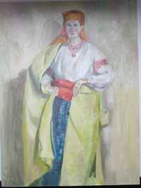 Картина маслом українка, картина жінки