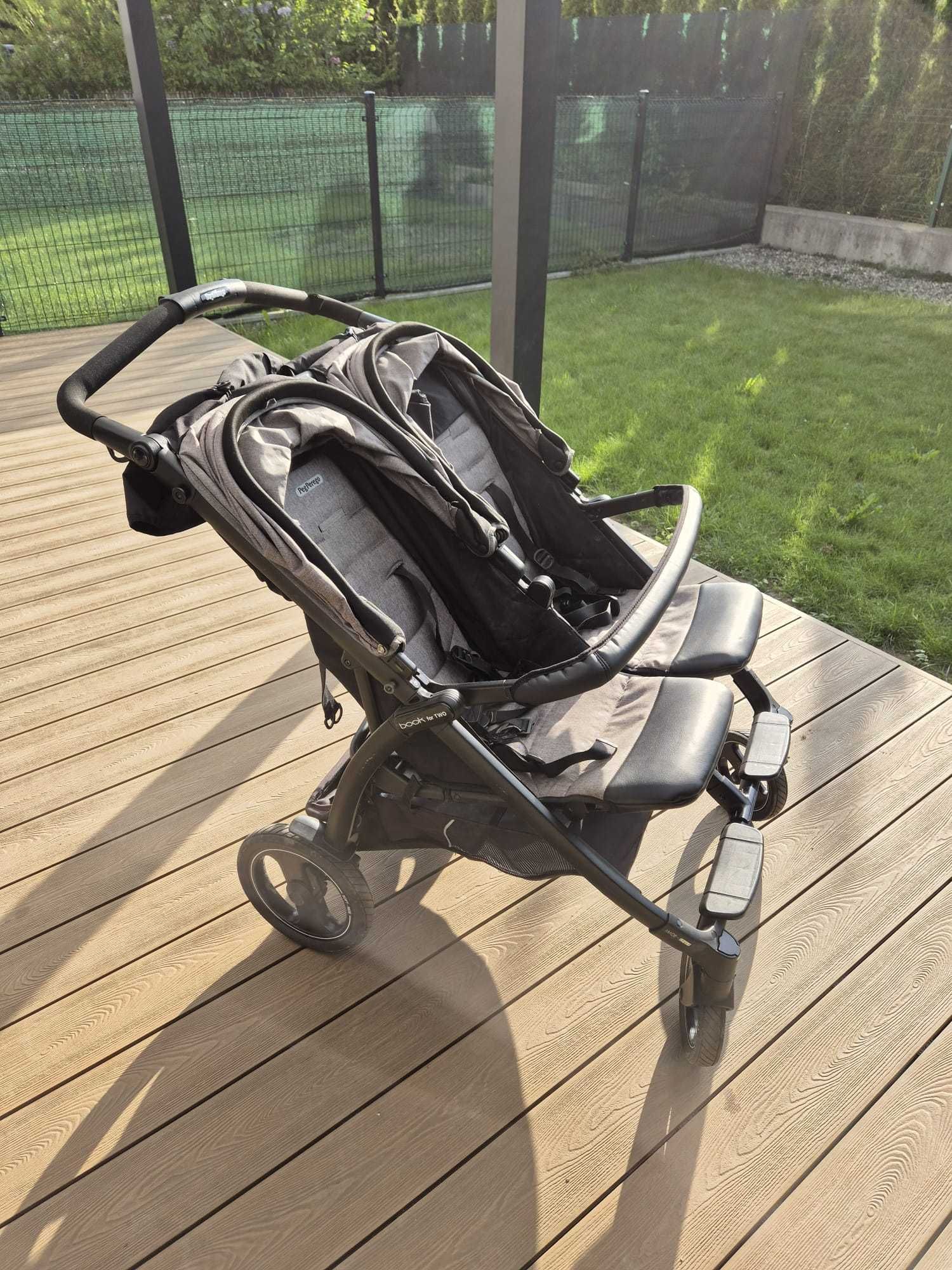 Wózek bliźniaczy Peg Perego Book for Two, rok po roku