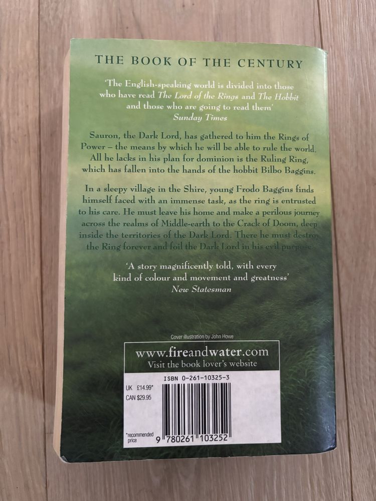 The lord of the rings - J.R.R. Tolkien j. angielski