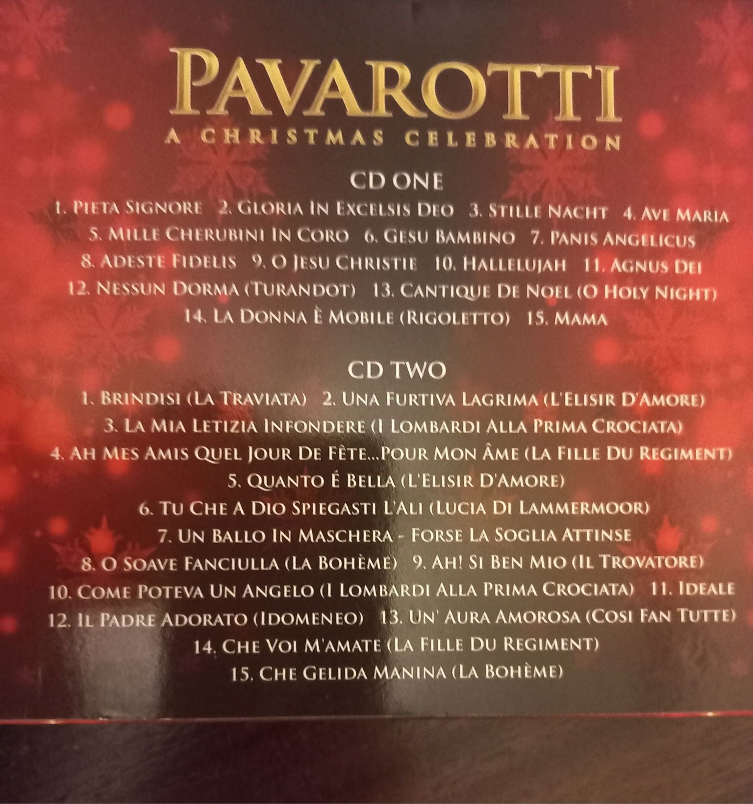 CD Nino Rota e CD Pavarotti