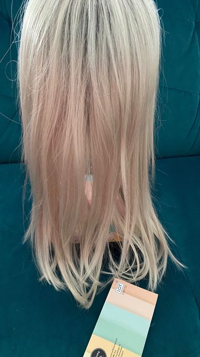 Nowa peruka. Po chemioterapii. Blond z odrostem