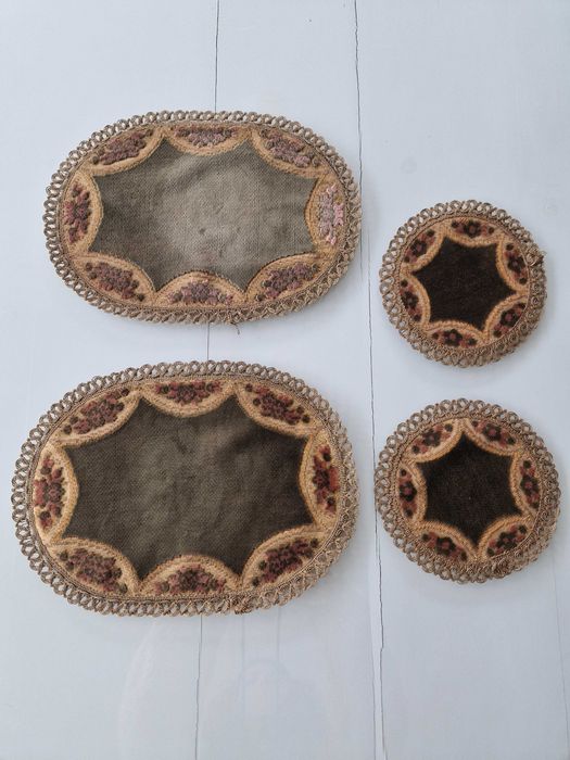 lote 8 naprons muito antigos