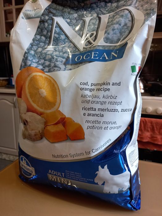 Корм сухий Farmina N&D Grain Free Dog Adult Mini для собак з тріскою