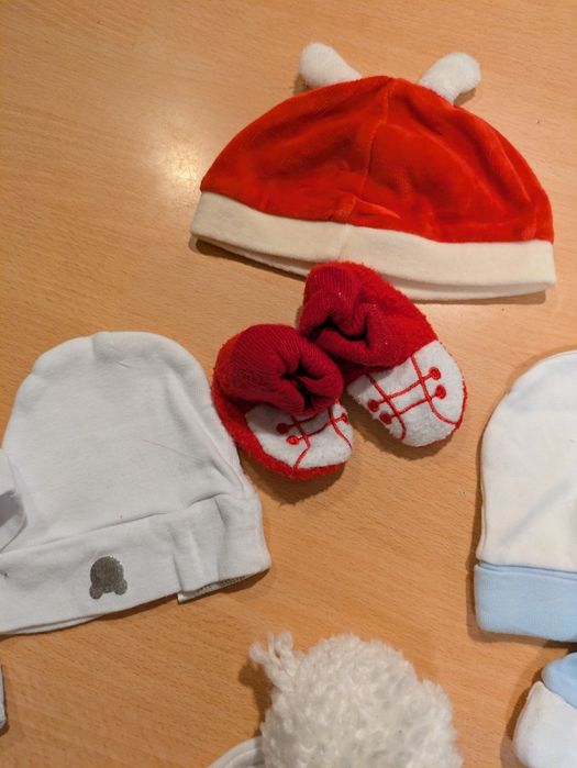 Conjunto de gorros de bebé