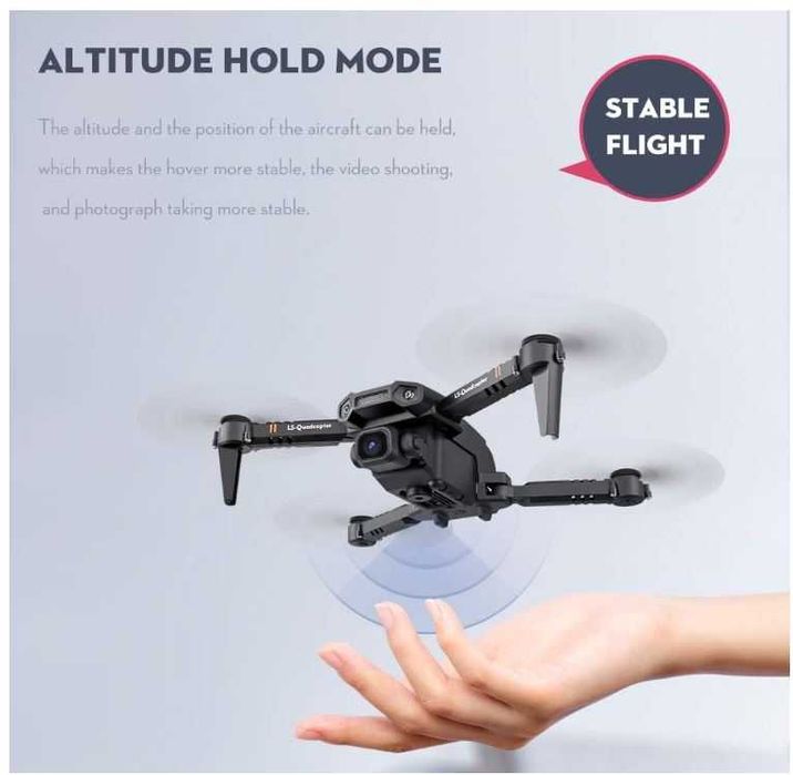 Mini dron z kamerą 4K i dwiema bateriami Goolsky LS-XT6