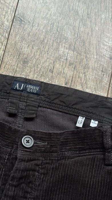 Armani Jeans Emporio EA7 Metal Logo мужские вельветовые штаны винтаж