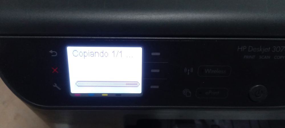 Impressora multifunções HP para peças