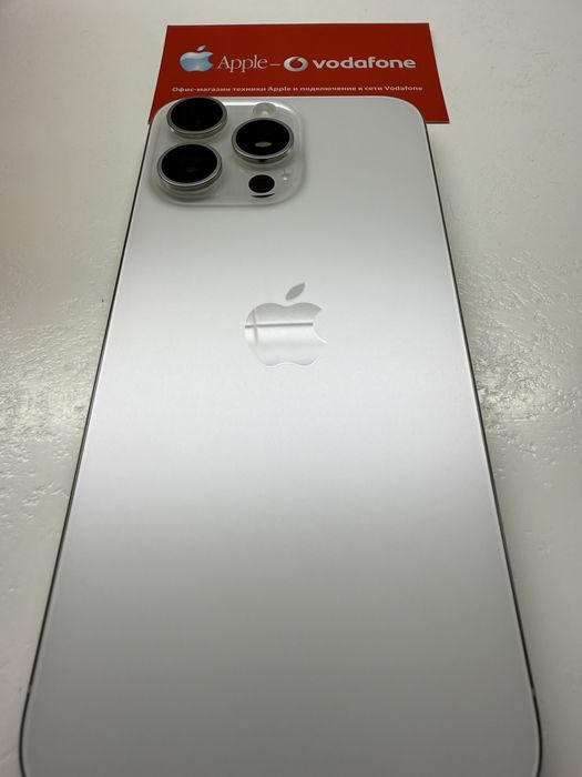 iPhone 15 Pro Max 256GB White Titanium Neverlock Ідеал 89% e-sim