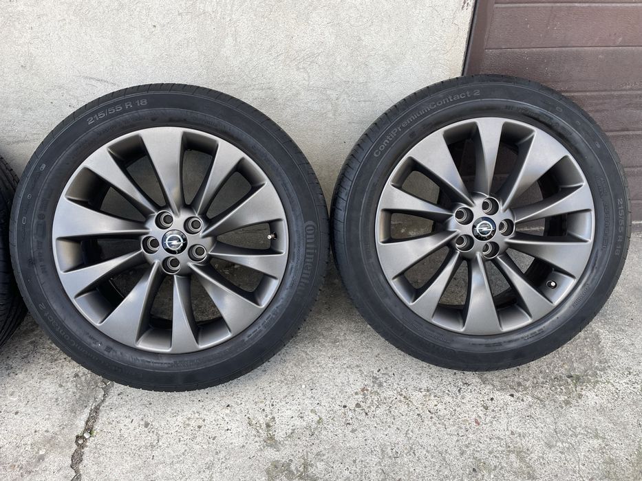 (85)Koła, Felgi 5x105 18” Oryginał Opel Mokka, Continental