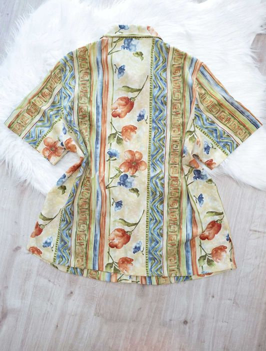 koszula, rozm. 2XL/3XL, kolorowa, pastelowa kwiaty retro y2k aesthetic