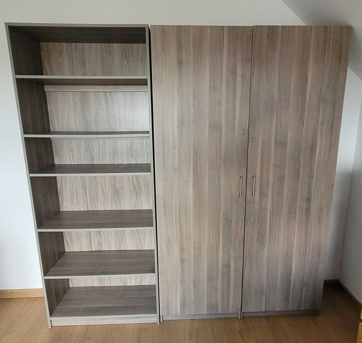 Zestaw regał+2 szafy